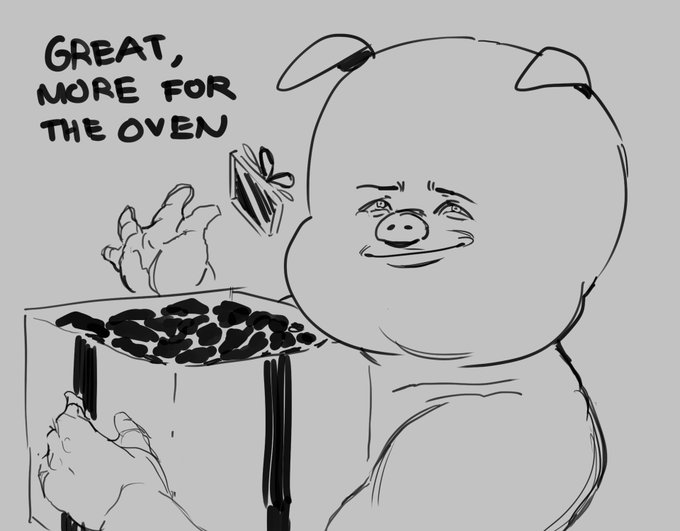 i havent been a good pig this christmas 