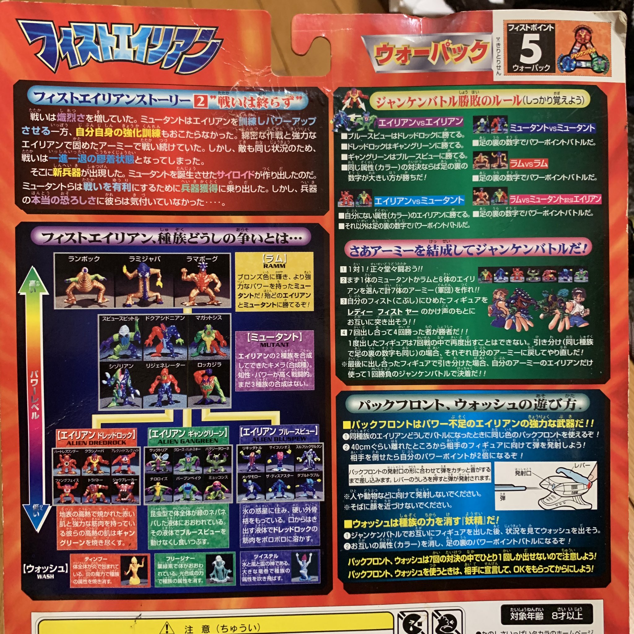 フィストエイリアン 新品未開封 ジャンケンフィギュア 第2弾