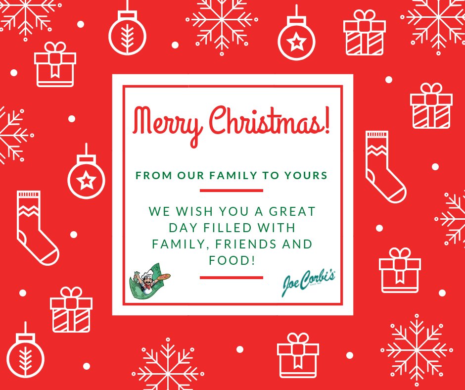 Merry Christmas from our fundraising family to yours!

We wish you an amazing day filled with family, friends and food!
⛄🍪⛄🍕 #joecorbis #holidayseason