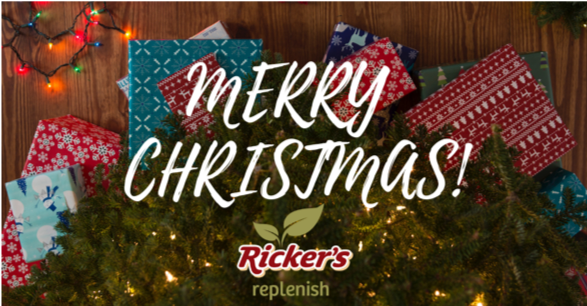 RickerStores's tweet photo. From Ricker's to you, we hope you have a joyous and Merry Christmas with your friends and family! https://t.co/CrNM4r00GT