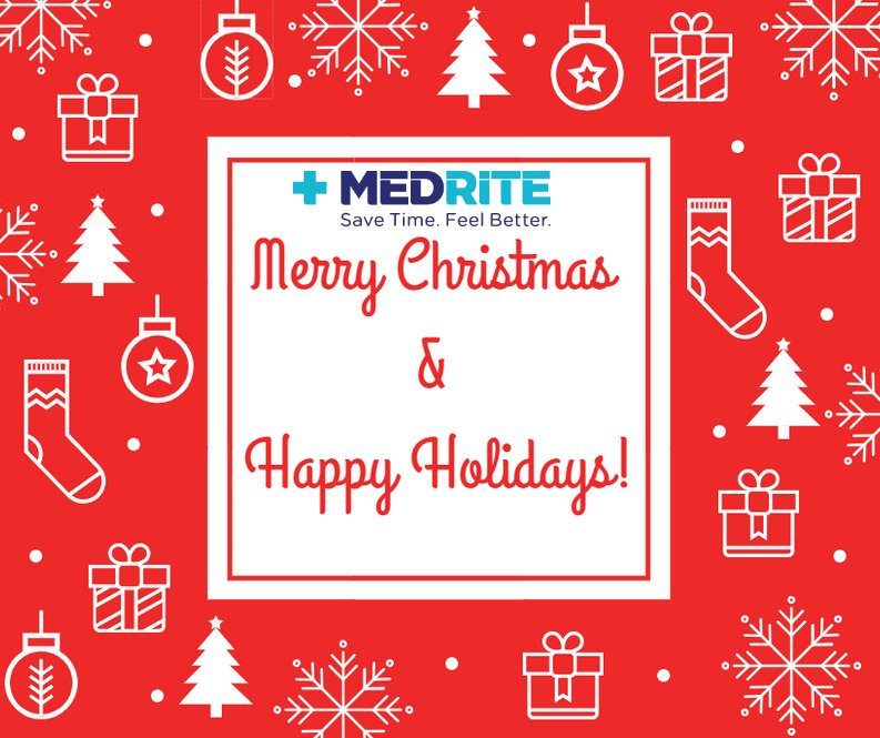 MedRiteMIA's tweet photo. Merry Christmas and Happy Holidays from MedRite Urgent Care! https://t.co/DdOfMBLpdz