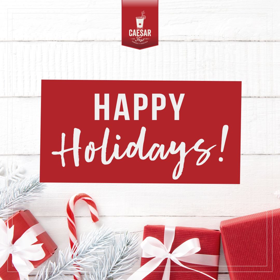 May your heart and home be filled with all of the joys this festive season brings! From our Caesar Fest family to yours, we raise a glass and wish you a happy holiday! #happyholidays #merrychristmas #happykwanzaa #happyhanukkah #drinkresponsibly #CAESARTHEMOMENT #CaesarFest