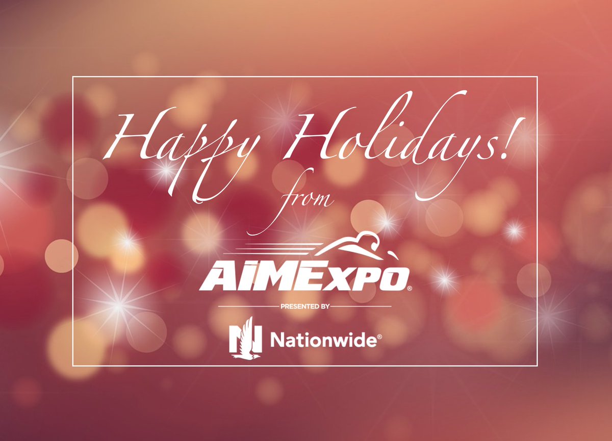 Happy Holidays from the AIMExpo crew!