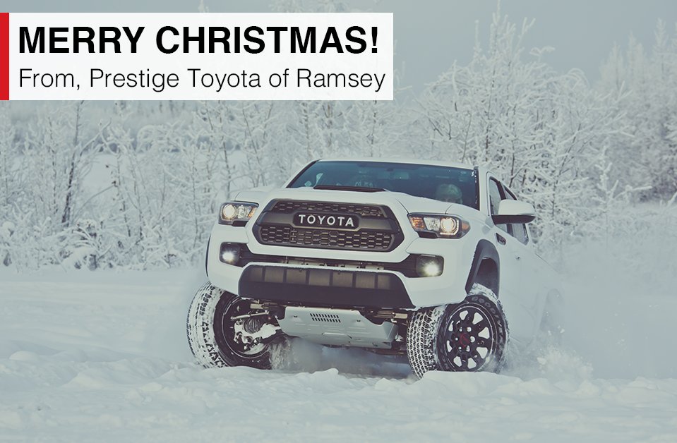 prestige_toyota's tweet image. Merry Christmas from all of us at Prestige Toyota #DrivePrestige #MerryChristmas
