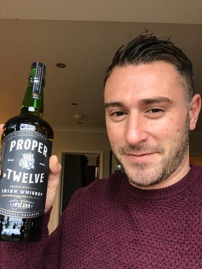 pe_donovan's tweet photo. Having a proper Christmas toasting to the birth of my new baby boy @TheNotoriousMMA #ProperTwelve https://t.co/ypebtLUJCJ
