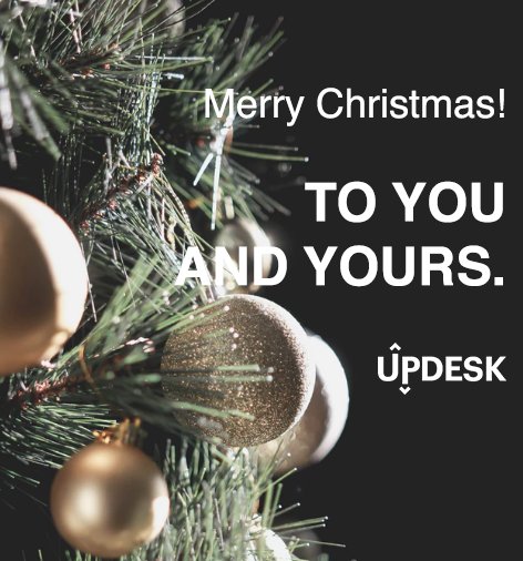 From our family to yours, #MerryChristmas to all, and to all, stand up. 😎🎅