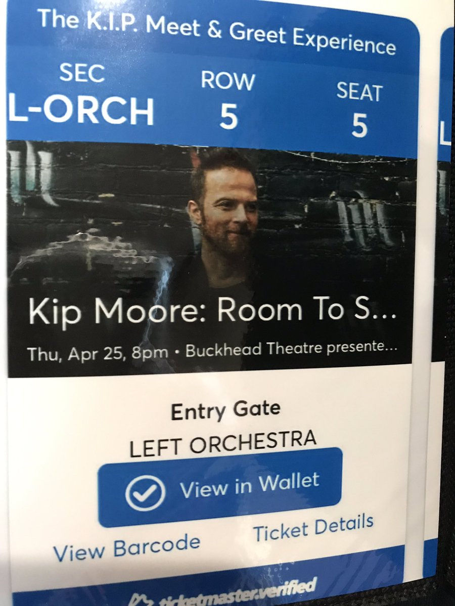 Sweetest present ever!! My husband put together a photo album of all our <a href="/KipMooreMusic/">Kip Moore</a> shows &amp; this was the last picture in the book! What a surprise!!