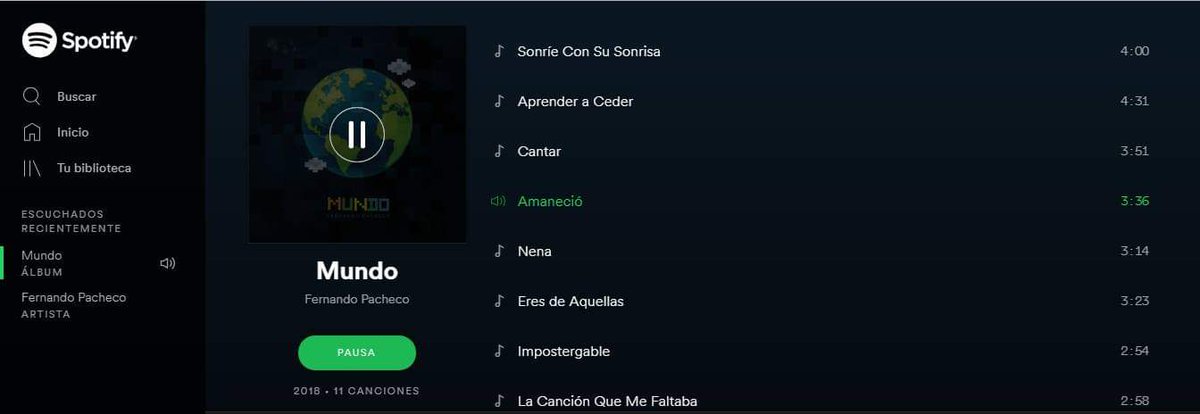 PachecoFans's tweet photo. Así empezamos el día escuchando #Mundo 🌎😊 de @pacheco_music FELIZ NAVIDAD A TODOS CON MUCHA MÚSICA!!! 🎵🎶❤🎄 https://t.co/mQNpkWjnkD