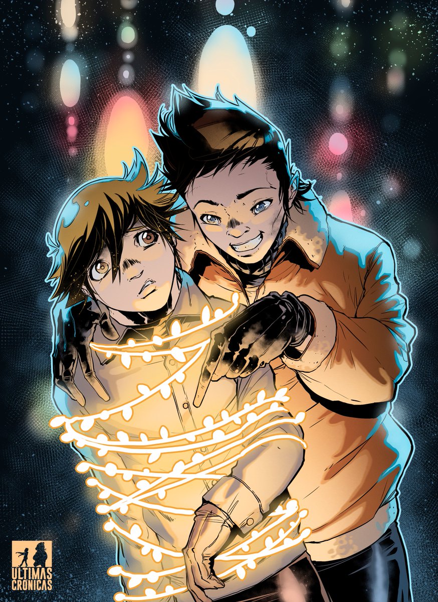 UltimasCronicas's tweet photo. Aquí tenéis nuestro #regalo de #Navidad, una nueva #ilustración de #Mecanical donde #Jin le dá el mismo trato a su amigo #Yoyimbo que al #arboldenavidad.

Os deseamos una buena #Navidad y que el #Gordo de #Rojo os traiga muchos #RegalosNavidenos ,un saludo y Feliz #Navidad
🐼 🧟‍ https://t.co/hrfxF5ilbI