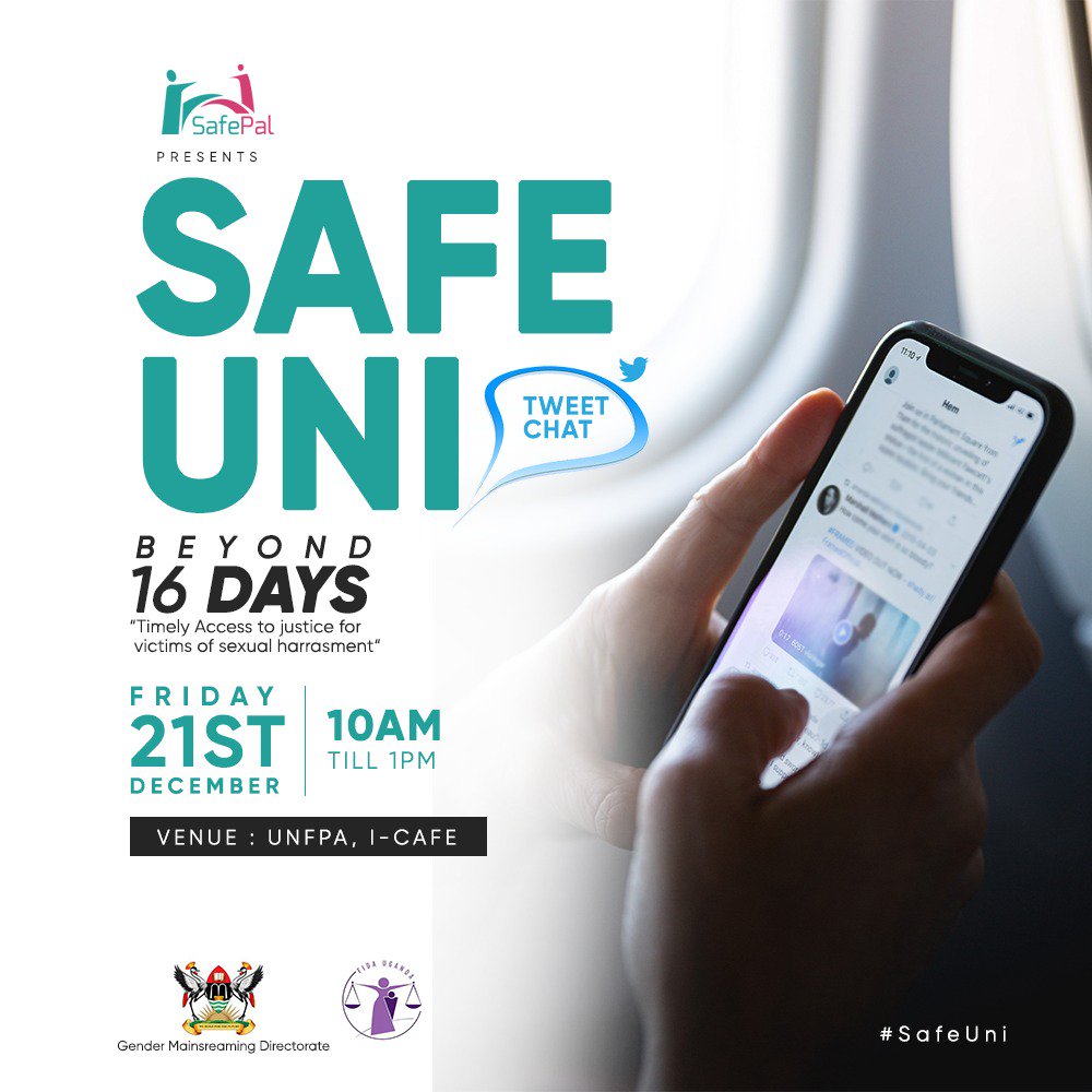 bakerjumba1's tweet photo. Are you looking for a place, a trained personal to report any sexual violence case, here is your fist catch @safepalapp , it ensures Privacy and immediate response when you ask for help, remember the services are free of charge when you have it,#SafeUni https://t.co/sjEjWHccvB