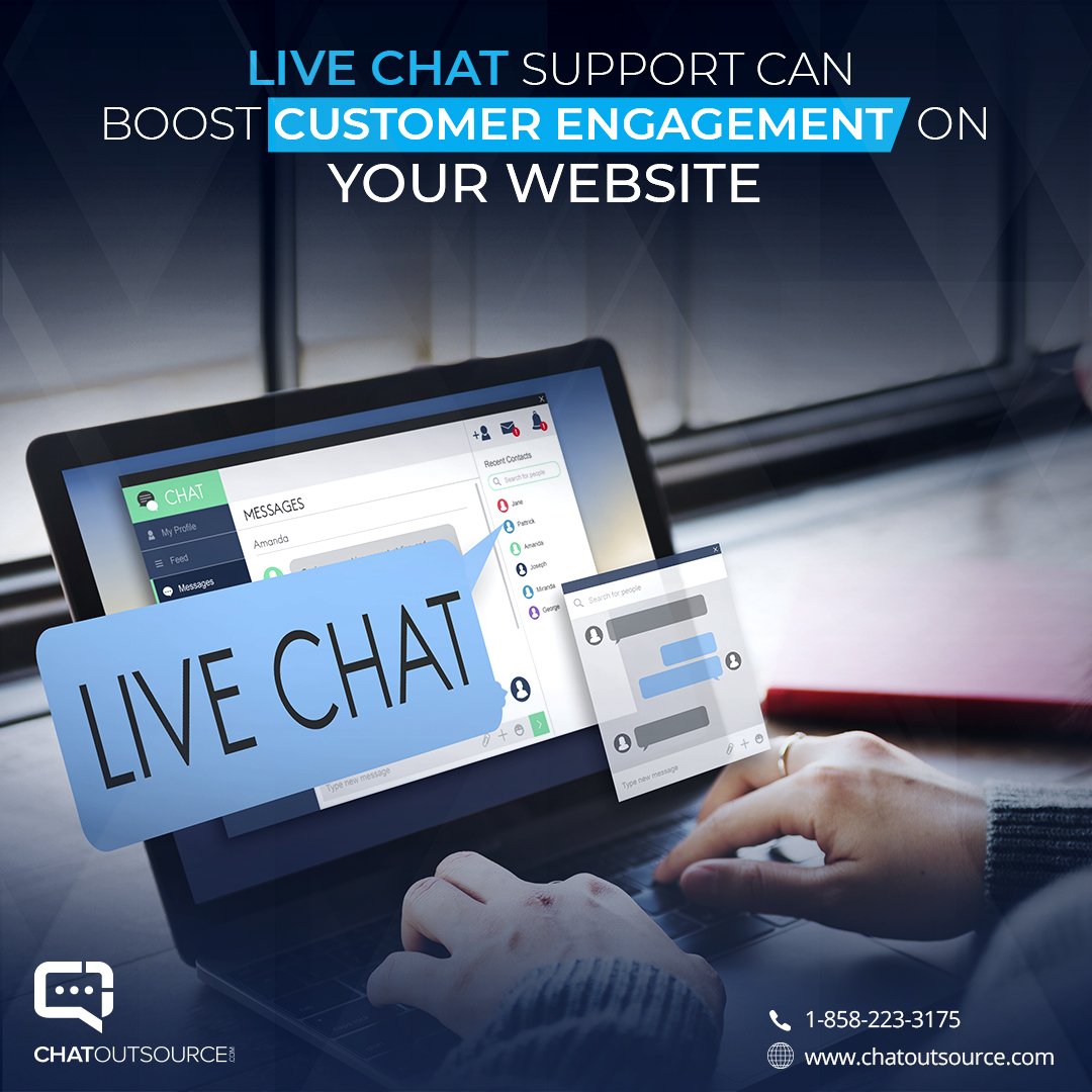 Chat_Outsource's tweet photo. Live Chat Support can boost Customer Engagement on your Website! #ChatOutsource https://t.co/XUT7xlZ3fq https://t.co/TpgYNx9HO6