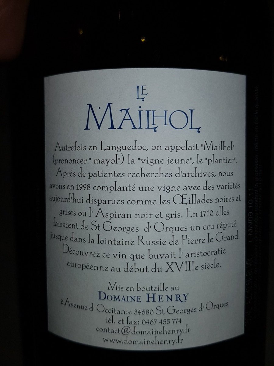 benoit51390's tweet photo. @VinojurisFrance @CaveasyApp @MySublivin @Vinexplore @thomas_babin @lawinetech @winameety @ParolesetVin @hautlignieres @romaincacace @VinoTeam @nicochung @TempoChevrier @Lee__Corn @agendadesvignes @adelineduracell @iDealwine @Atout_Terroir @vinosoftcom @vitavinum @dcathare @je_veux_ce_vin @lelieuduvin @EasyBacchus @FrancoisAudouze @PCVT78 @LeMuscadet @fifty_wines @AngeGardienVin @_Vinovae @lesgrappes @WODWineOnDemand @philippe1richy @TrinqueFougasse @VinsduLanguedoc @pezenas_online @VilledePezenas @AOCVINSDUBUGEY @PrintempsBugey @LPBallon @TrocWine @WineServicesGrp @scorelab_io @JeanBouteille @VinsdeBordeaux @ugcbnet @domainedeiss @VinsAlsace @VinsduJurancon @Champagne Pour accompagner dignement la traditionnelle dinde de Noël, un #Mailhol 2010 du #DomaineHenry a séduit toute la tablée! https://t.co/0RnAab4IOc