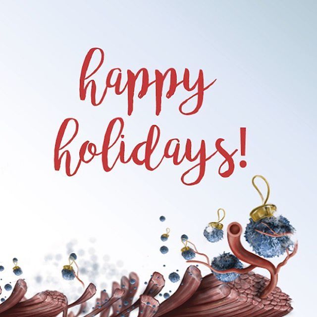 Here is a remix of an old illustration. Happy holidays! Eat, drink and be merry! 
#merrychristmas #happyholidays #sciart #fop #pathology #photoshop #holidayspirit bit.ly/2V38RTg
