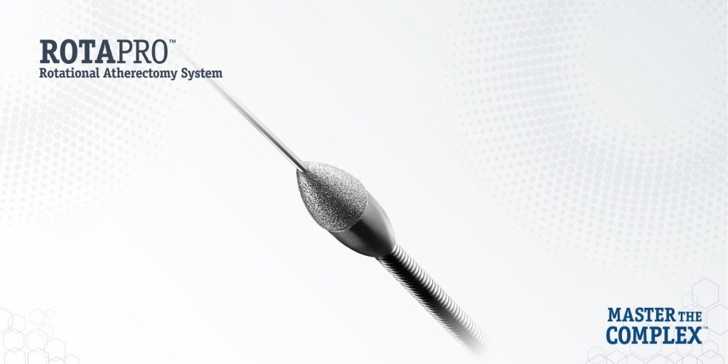 BSCCardiology's tweet image. Use of the ROTAPRO™ Rotational #Atherectomy System is essential to adequately prepare calcified vessels for stenting. Find out how ROTAPRO can help optimize calcium treatment. #MasterTheComplex bddy.me/2Q2U3Av