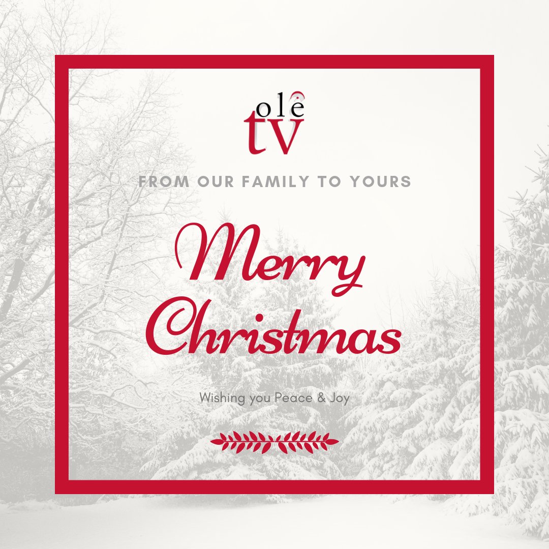 oleTVofficial's tweet photo. #MerryChristmas 🎅❤️🎄 https://t.co/ZytymxilQB