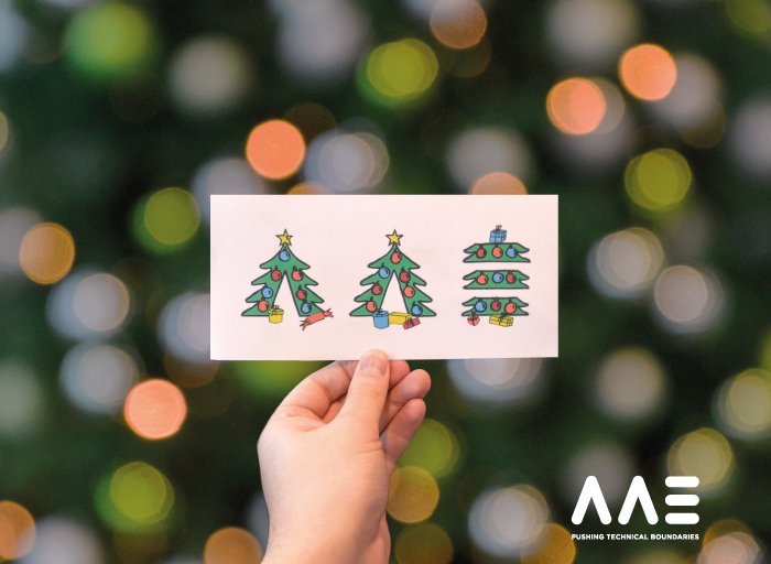 Namens het hele AAE &amp; Grauel Team prettige kerstdagen en een gelukkig, succesvol en gezond 2019 gewenst! 

Wist je dat: onze kerstkaart dit jaar ontworpen is door Meike Jansen (9 jaar oud) - dochter van medewerker Jeroen Jansen.