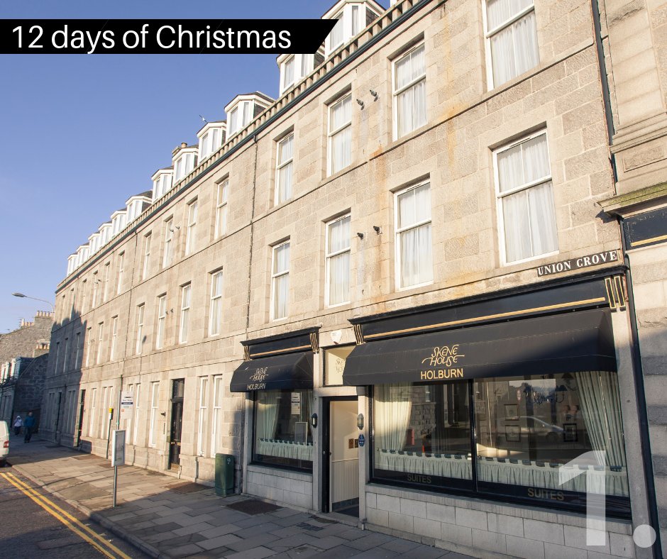 To mark the 12 days of Christmas, we’re sharing 12 Skene House facts with you...
We have 192 hotel suites, hotel apartments and flats in Aberdeen city centre - we can accommodate over 550 people every 
night - so there's plenty of room at this inn!
#christmas #12daysofchristmas