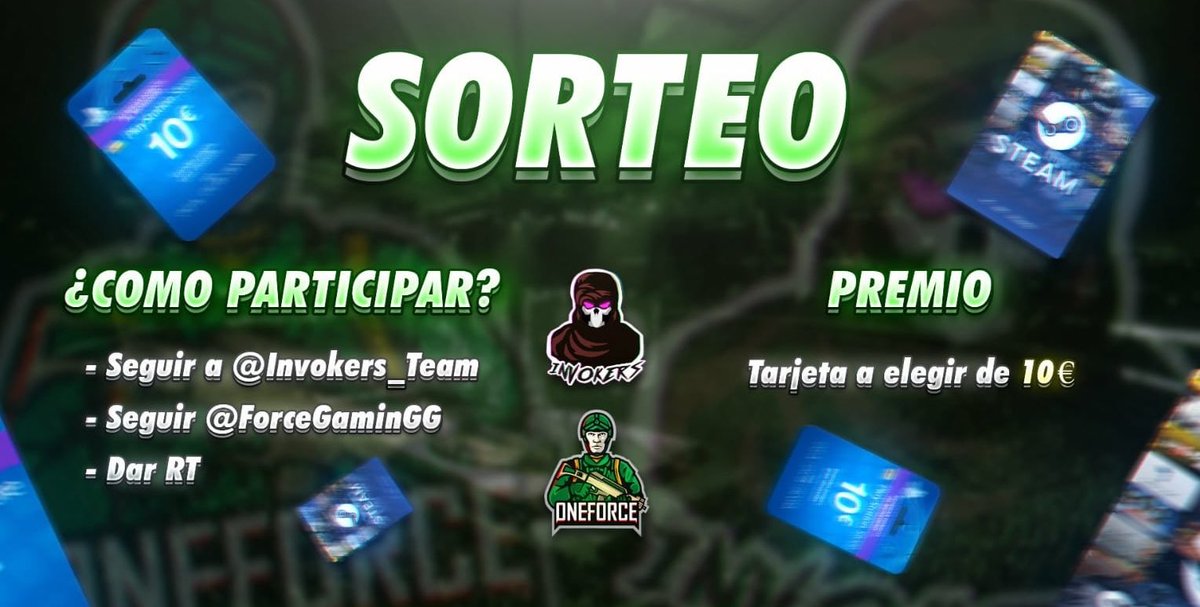 InvokersTeam's tweet photo. [#SORTEO]🎁💜

Lo prometido es deuda.

Hoy nos hemos levando y Papá Noel nos ha dejado 10€ para que el ganador elija la tarjeta que desee.

¿COMO PARTICIPAR?

- Seguir a @Invokers_Team
- Seguir @ForceGaminGG
- Dar RT y MG

El ganador se dirá cuando lleguemos a 650 seguidores. https://t.co/GpLA3hIdNp