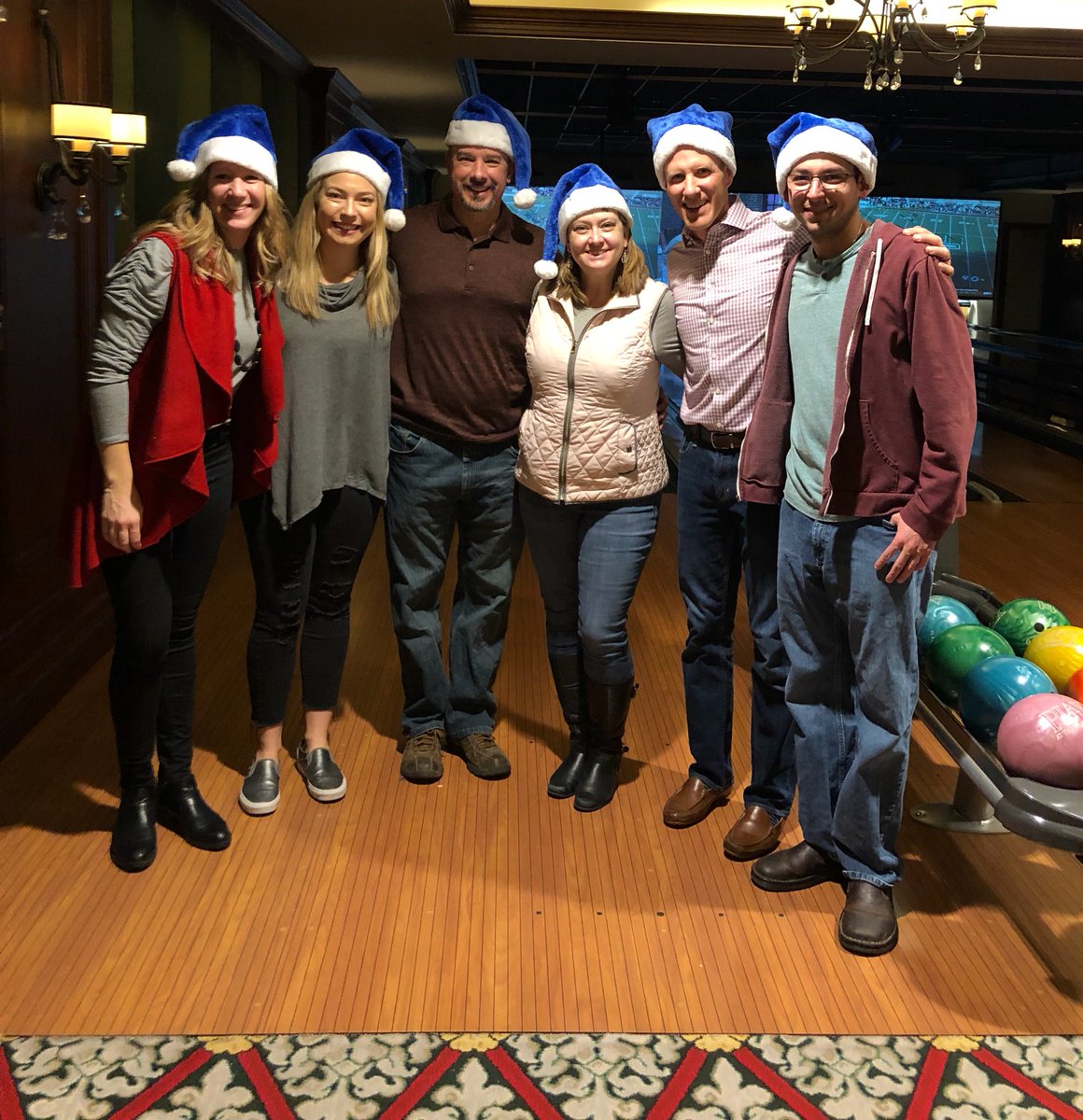 The #NCHCHockey staff is in the holiday spirit 🎅🏼🎳

#MerryChristmas &amp; Happy Holidays from our family to yours!