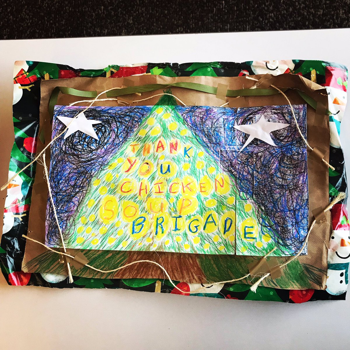 A Lifelong client sent us this beautiful, homemade thank you card for the holiday meals that they received from our Chicken Soup Brigade program. We love our clients. ❤️ Happy Holidays to all!