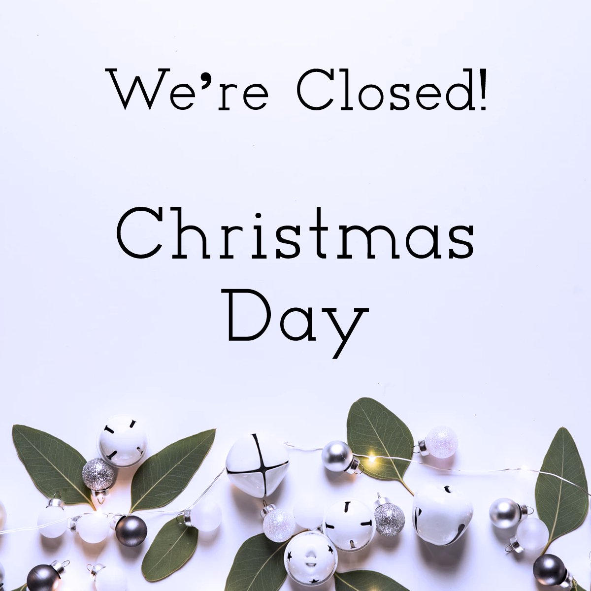Merry Christmas from our family to yours! We will be closed today for the holiday, see you tomorrow! ❄️⛄️