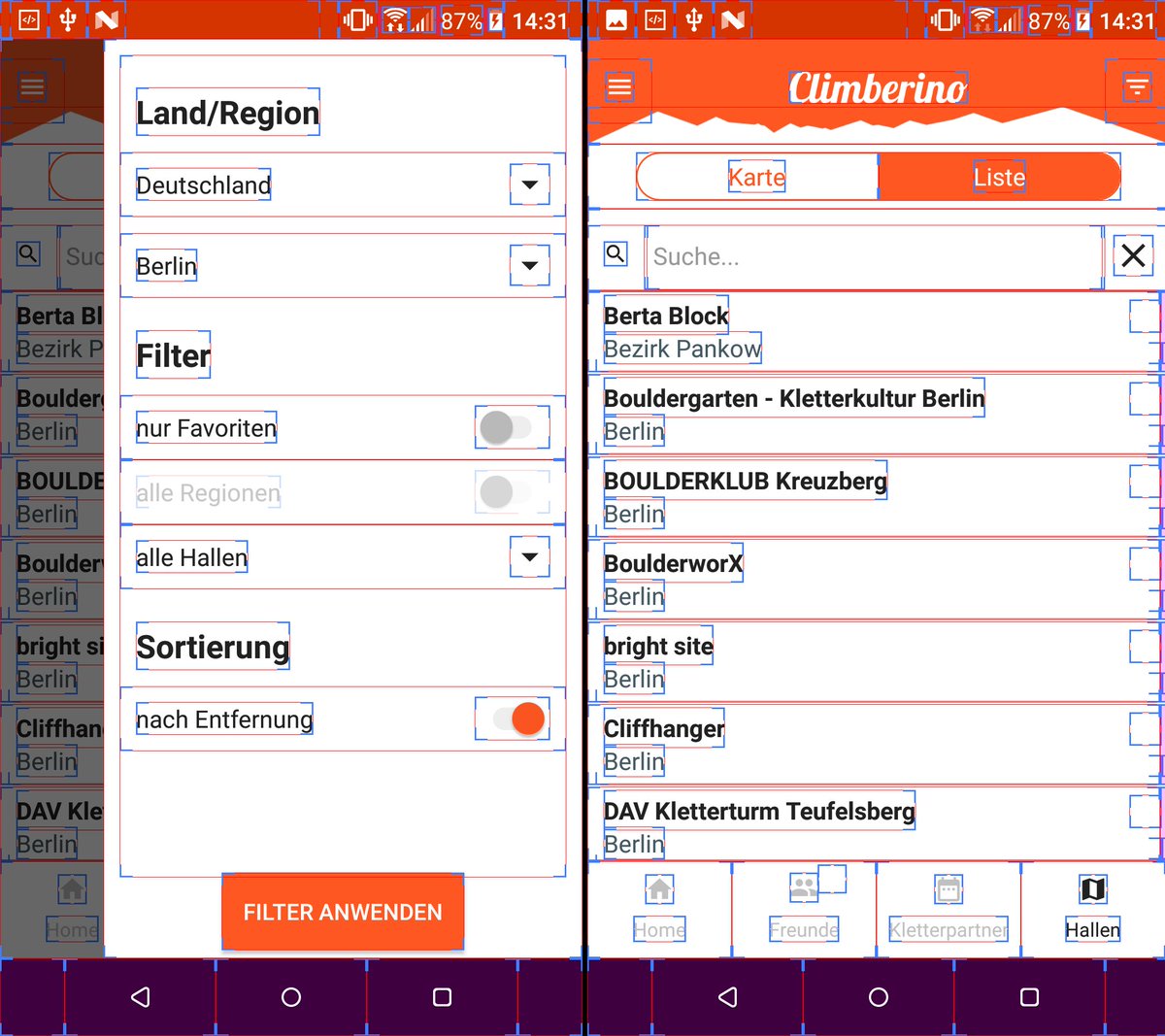 MichaelGangolf's tweet image. &quot;Show layout bounds&quot; is an awesome Android debug feature to optimize your layouts (tweak positions, remove unnecessary views,..)! 

🎅 Holidays are the best time to tweak your apps #xmasCoding 🎄

#android #appcdev #appcelerator #tipoftheday