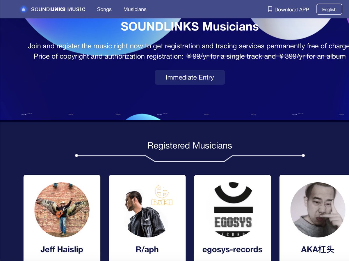 soundchains's tweet photo. We're proud to announce that our blockchain music platform Soundchains is now live. We are inviting musicians to register, upload their music for streaming, better protect their copyrights and much more. https://t.co/LPGlJmAFz2 #soundchains #soundlinks #connectwithsound https://t.co/24CUUGvMjx
