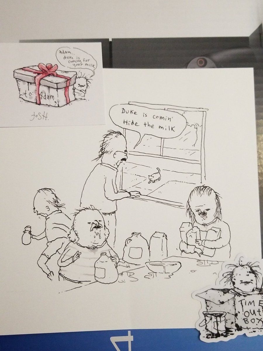 bonesnbonesnbon's tweet photo. @pants  cant wait to see what the future brings for duke and the milkboys. thanks https://t.co/kjBmuikXzd