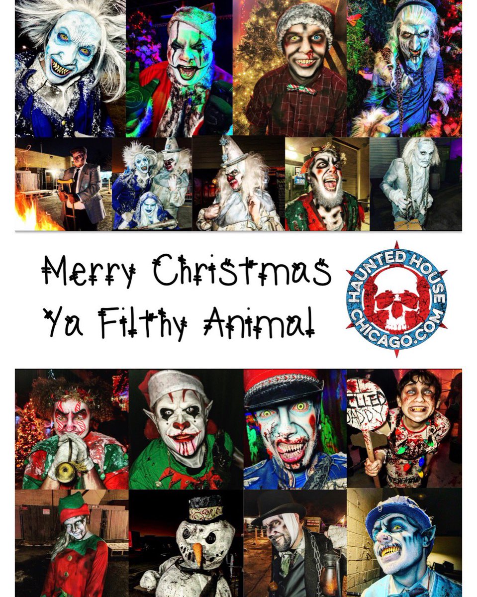 Haunted House Chicago would like to wish you all a Merry Christmas and a Happy Holidays! #HolidayCheer #HHC20 #HauntedHouseChicago