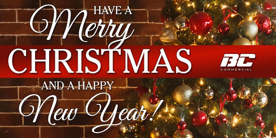 bccommercialtx's tweet photo. Our family at BC Commercial is wishing you a Merry Christmas and a Happy New Year! We hope it's the best one yet!

#Christmas2018 #MerryChristmas #HappyNewYear #HappyHolidays #Construction #Texas #NewYear2019 https://t.co/xMLx5wba6o