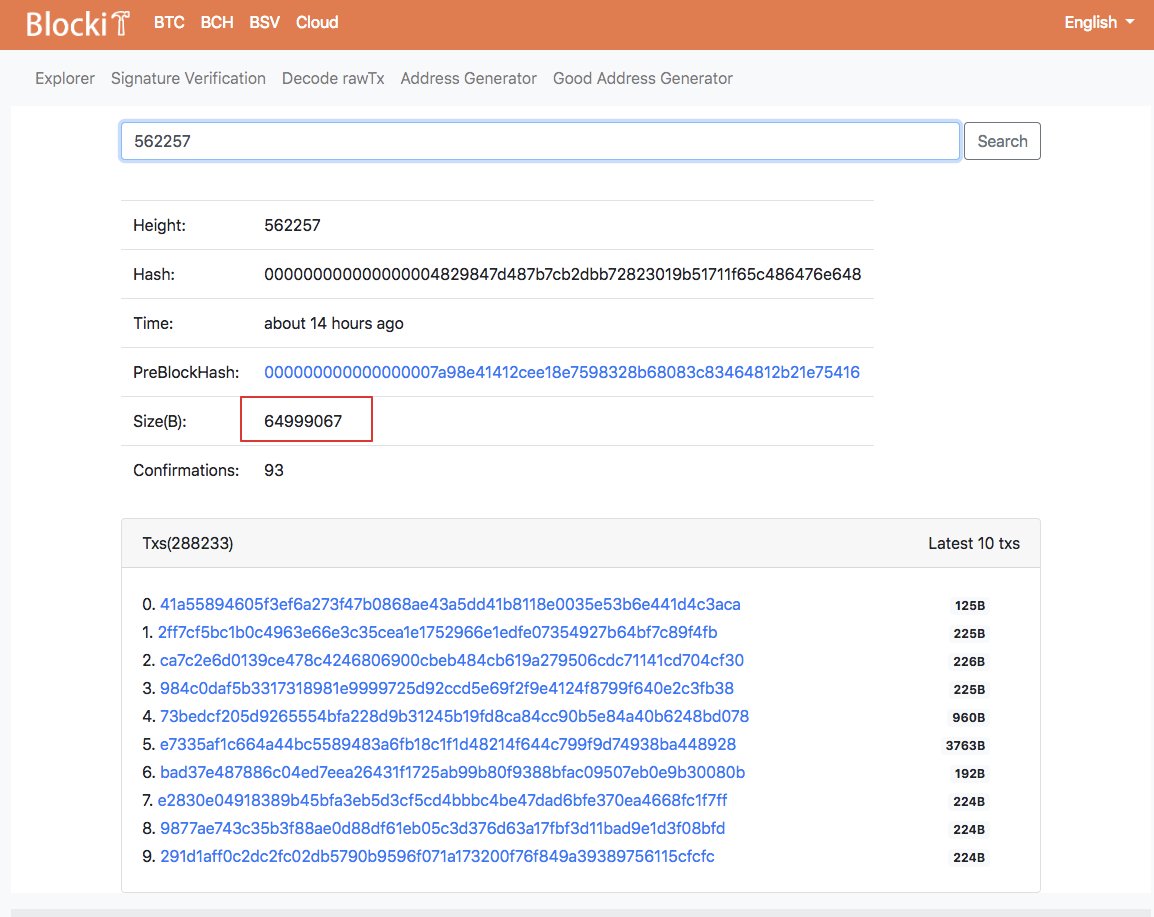 blockit8's tweet image. Great Step ! Block with 65M.
#BitcoinSV