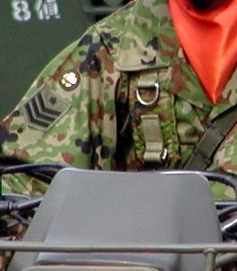 Conductor 自衛隊ちょっとメモ 自衛隊曹候補者き章 迷彩服にき章 を着けるとしたらどちらが好きですか 服制では両襟に甲記章を着けることになっているみたいですが 右腕略章の上に乙記章を着けた隊員も見かけることがあります T Co