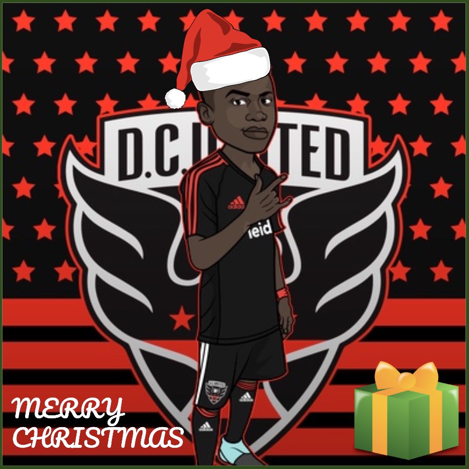 DCUyouth's tweet photo. Merry Christmas from our family to yours!! ⚫️🔴🌲🎅☃️ #vamosunited #developingthe5th⭐️ https://t.co/jtO2rkyN3a
