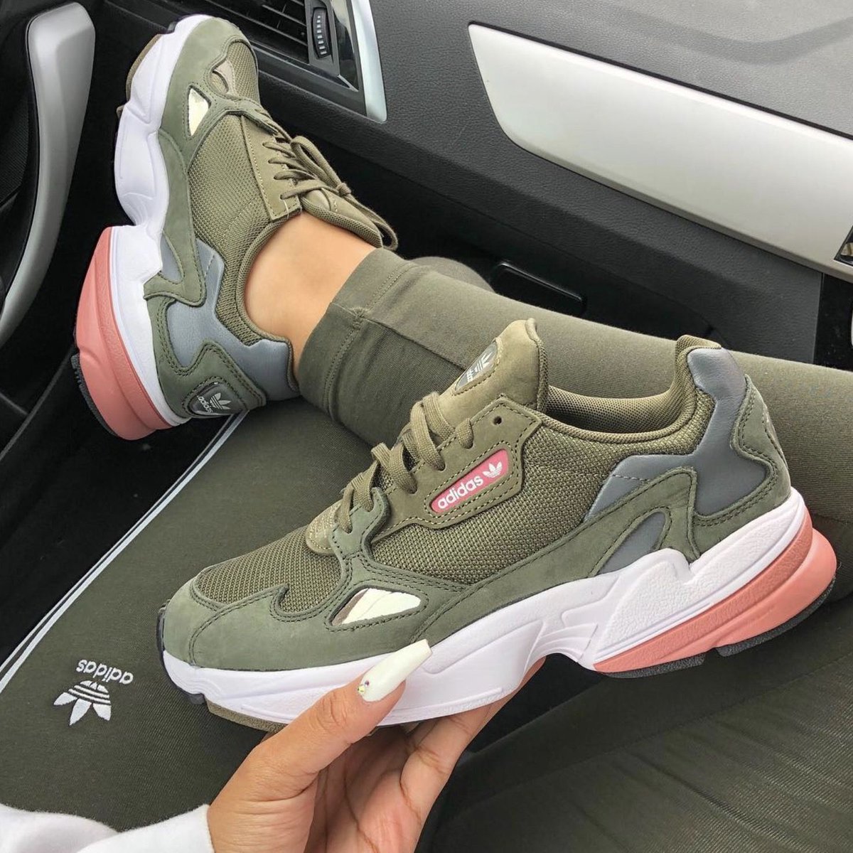 adidas falcon women's green