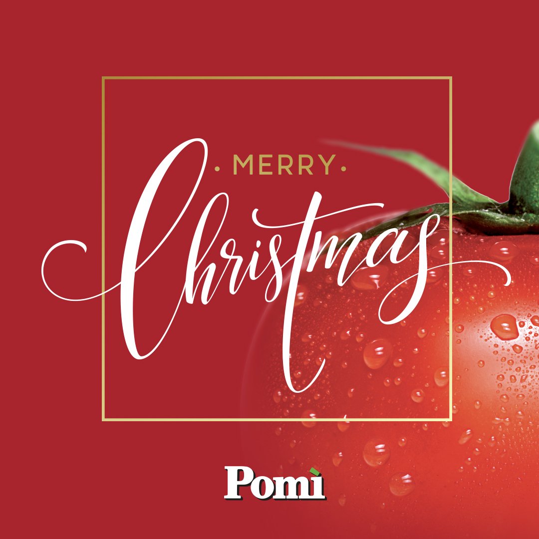 Merry Christmas to all our lovers! We hope everyone has a delicious, tomato-filled #Christmas day with friends and family! ❤️🍅🎄 #Pomì