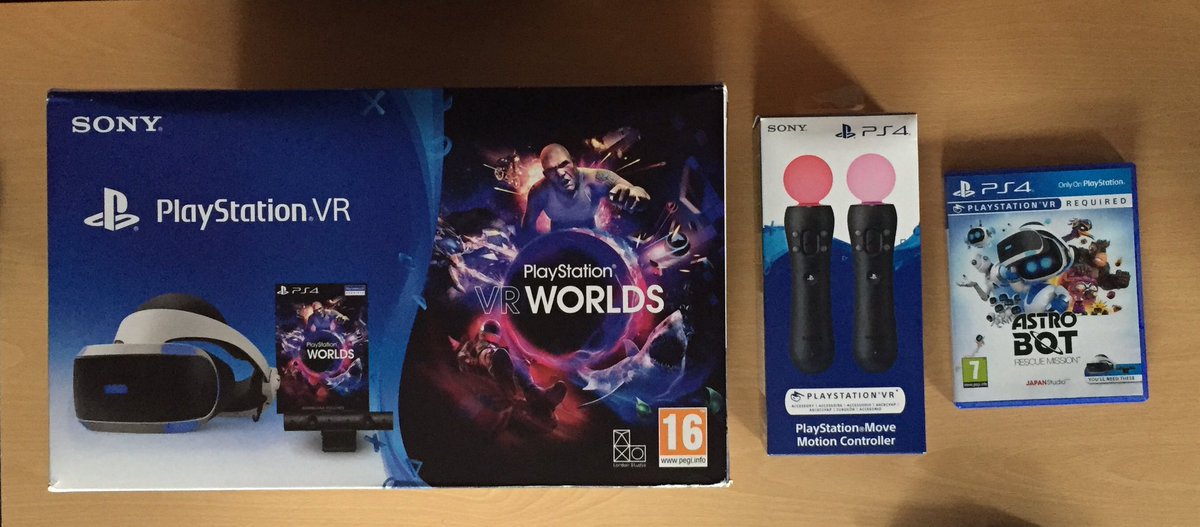 lil_lucy_d's tweet photo. Setting up my #PSVR & getting #SimulatorSickness on first go. Can’t wait for my folks to test it out, purely for their reactions. Lol. #Playstation https://t.co/0MHIBV4U9F
