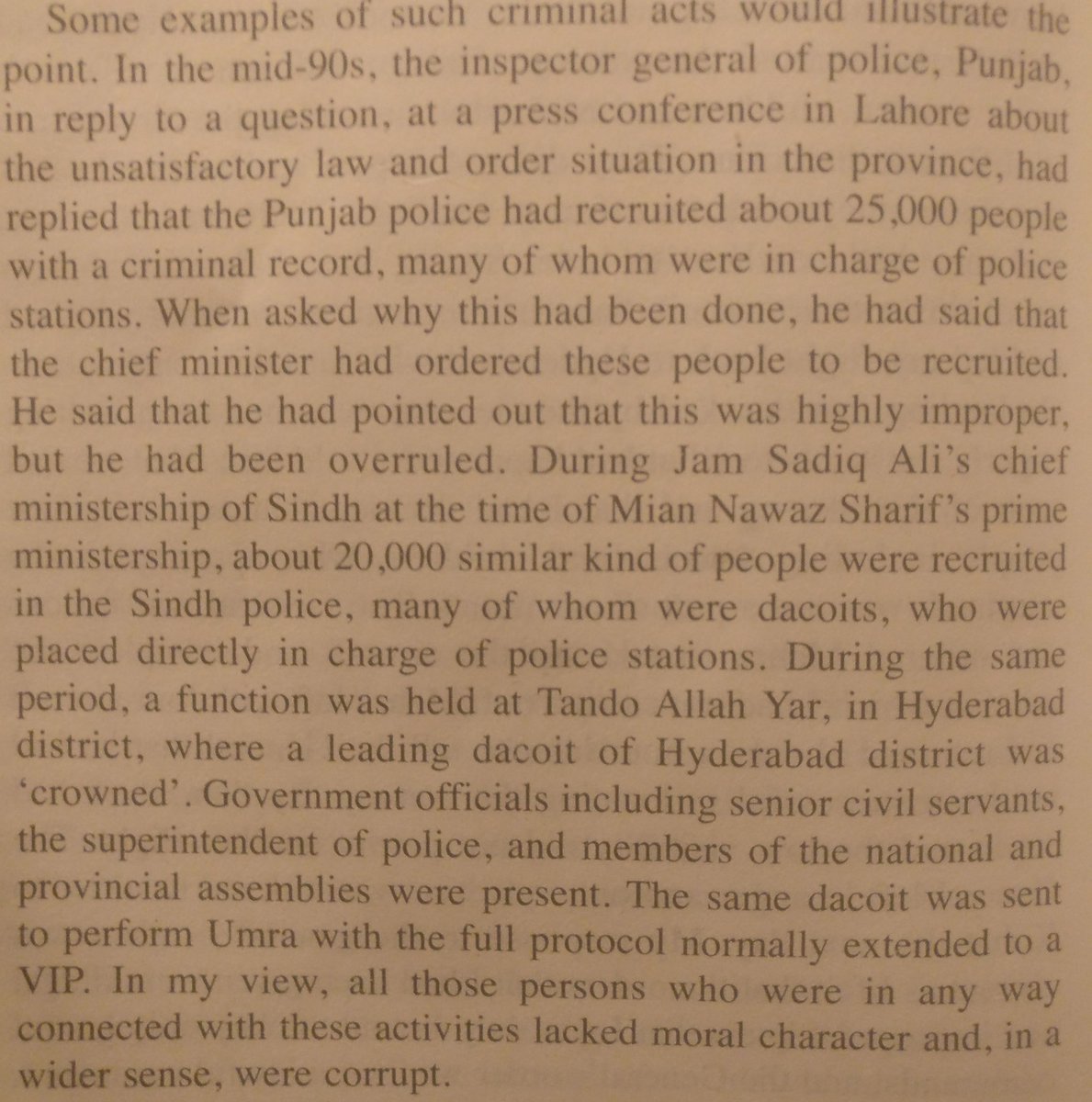 6/NDuring BB tenures, her govts recruted 25 and 20 thousand criminals in Punjab and Sindh police.