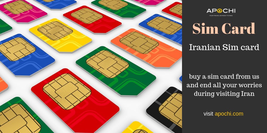 apochitravel's tweet photo. Stop worrying about your phone costs in #Iran. We offer #Iranian #TouristSimCard with best prices. You'll have access to the Internet everywhere, it has 4G/LTE internet speed &amp; easy to use.
Order here https://t.co/TBkakH3v8P
#TT #TravelTuesday #TipTuesday #IranianSimCard #Apochi https://t.co/H7UOPHANEa