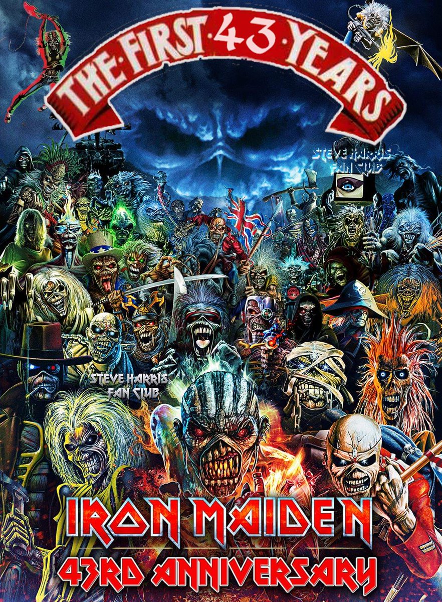 AcesHighMKE's tweet photo. Not only is it Christmas, it's Iron Maiden's 43rd anniversary!!!
Merry Christmas and happy anniversary!!!
🤘🤘🤘
#uptheirons
#IronMaiden https://t.co/WEpbdwSLfO