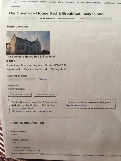 I have the best husband you guys. I&rsquo;M GOING TO ISLAY! 😯😄 https://t.co/tX8AO3wGL5