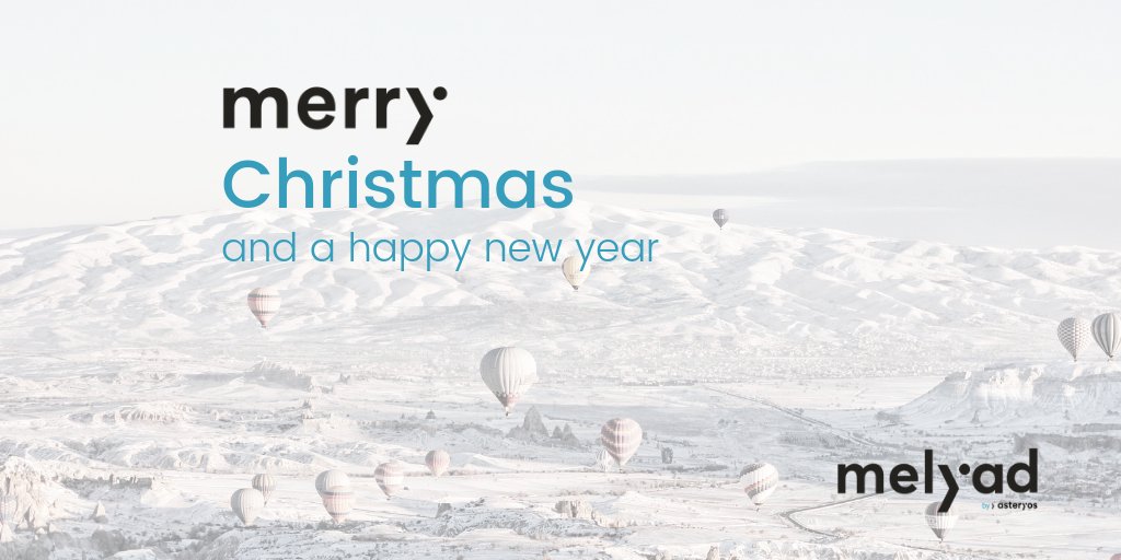 Toute l'équipe Melyad vous souhaite d'excellentes fêtes de fin d'année !