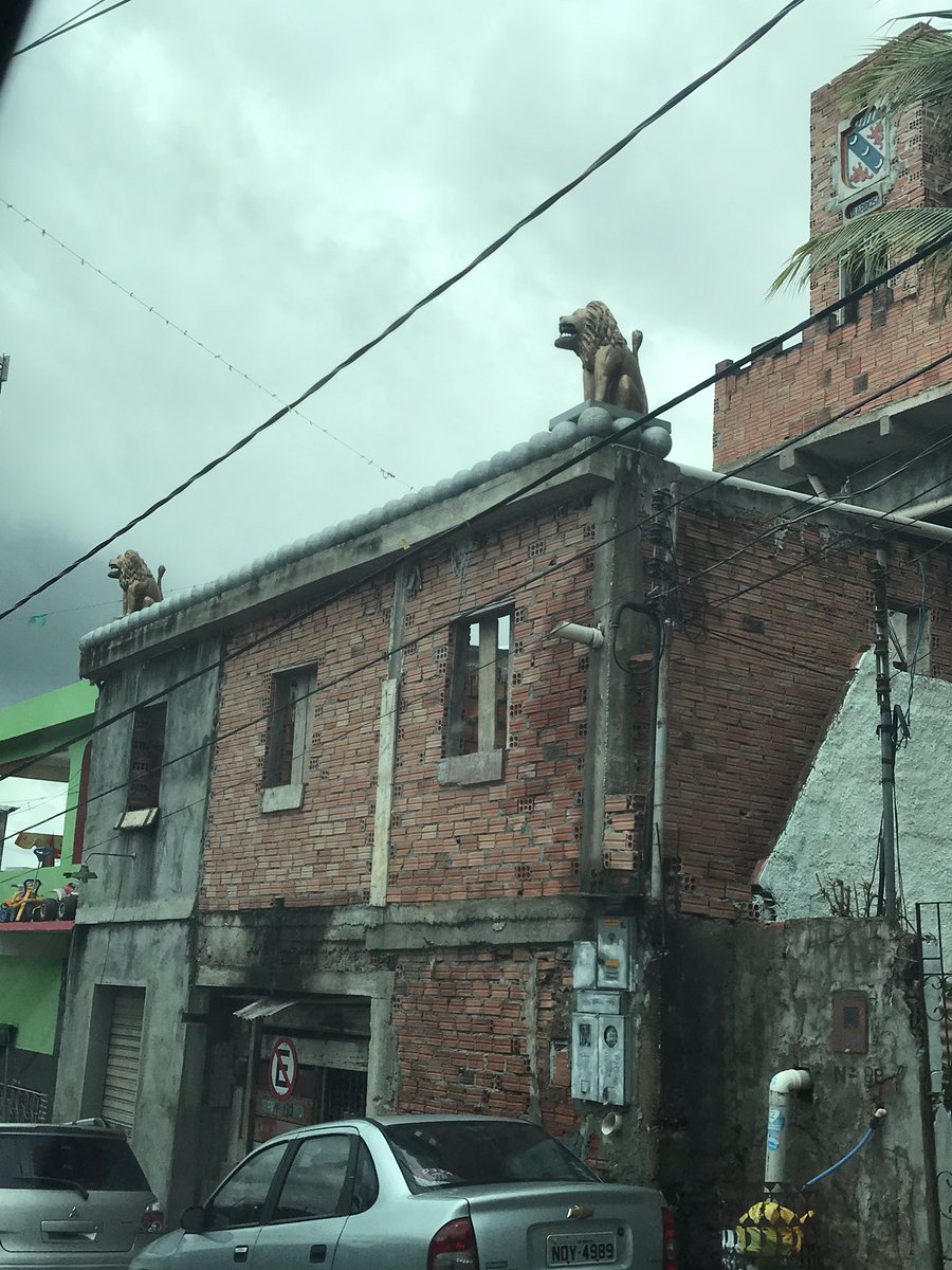 luizasreis's tweet photo. mano o cara tá simplesmente construindo um MINI CASTELO no meio da compensa com direito a leão dourado, torre e brasão nas janelas https://t.co/8Su9s7Vxu9