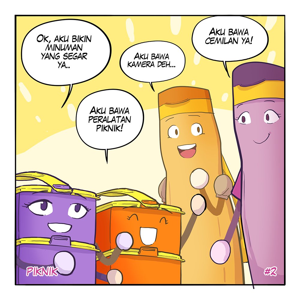 tupperwareID's tweet photo. Piknik #PakeTupperware emang bis bawa banyak makanan sih, tapi…
Yuk, ikutan kontes #TupperwareComic lengkapi ceritanya dan dapatkan hadiahnya! Cek di sini ya https://t.co/44JHsPPyf5 #PasBuatGayaLoe https://t.co/lqUa8joJzz