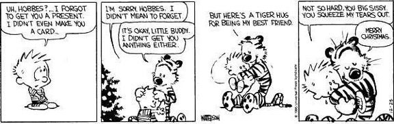 Calvinn_Hobbes's tweet image. Some of the best gifts don't have to come from a store.