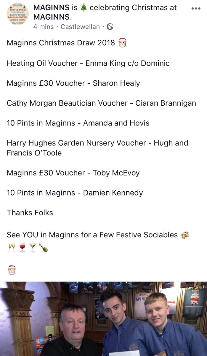 Maginns Castlewellan tweet media