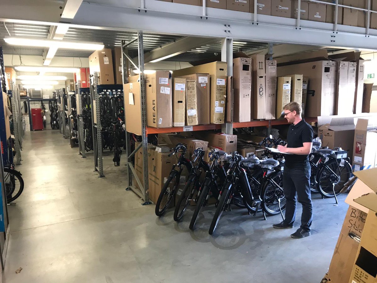 Lagererweiterung“ bei Sport-&amp; Radwelt Scherer. Start des Pilotprojekts ist für Q1/2019 vorgesehen. U.a. sollen die WE-, Lager- &amp; Kommissionierprozesse mithilfe von Standards zur Identifikation &amp; Kennzeichnung digitalisiert werden. Bit.ly/Digitalprojekte #Logistik #Effizienz