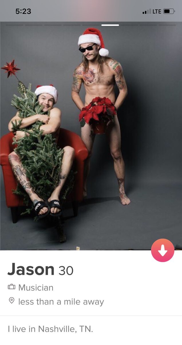 CHERUBlamusica's tweet photo. We didn’t prepare any holiday content this year... so instead, here’s a screenshot of our Xmas card from a few years ago. (Yes, it’s from my Tinder profile.) Merry Christmas and Happy Festivus for the rest of us! https://t.co/o0l3KRDukW