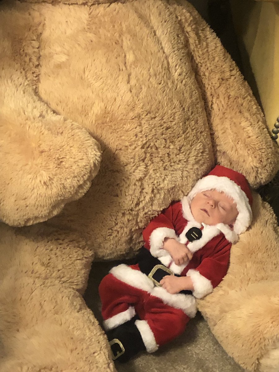 modsween's tweet photo. Happy Christmas from the newest Sweeney on his First Christmas! #MerryChristmasYaFilthyAnimal #MerryChirstmas #santa2018 #newbaby https://t.co/yhLWJ0xi6E