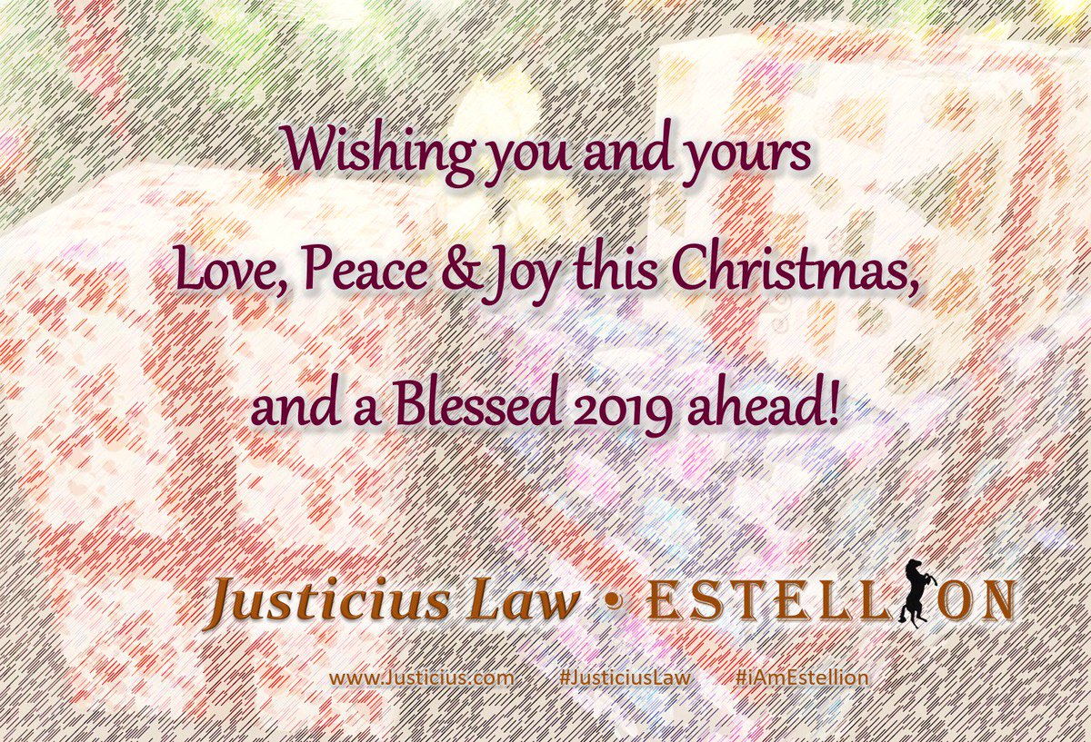 estellioninc's tweet photo. Greetings of Love, Peace &amp; Joy this Season 🎄 Merry Christmas, and a Happy 2019! #TisTheSeason #ChristmasDay2018 #JusticiusLaw #iAmEstellion https://t.co/sNKwcFcSxR