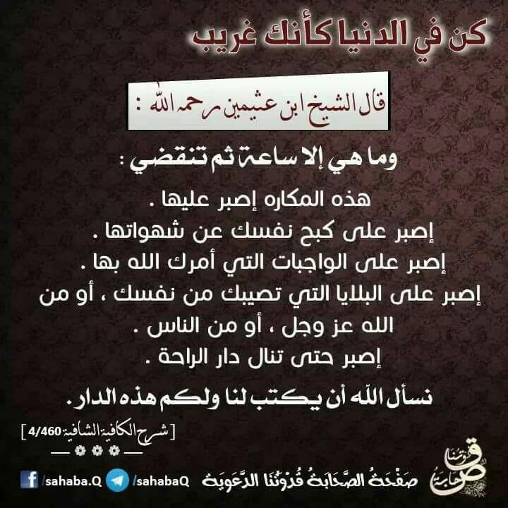 #همسة_من_القلب
🌾 أبعد الناس عن التوفيق من يعصي الله في وقت شدّة يحتاج إلى عون ربّه فيها ،
خدّرته النعم ولم يوقظه البلاء ، وهذا أشد أنواع الغفلة وموت القلب.